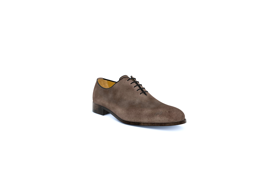 Custom suede shoe preview