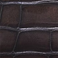 CROCODILE SKIN Dark Brown